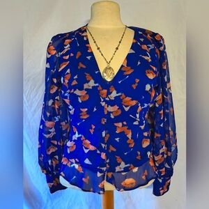 Nine West Floral Blouse